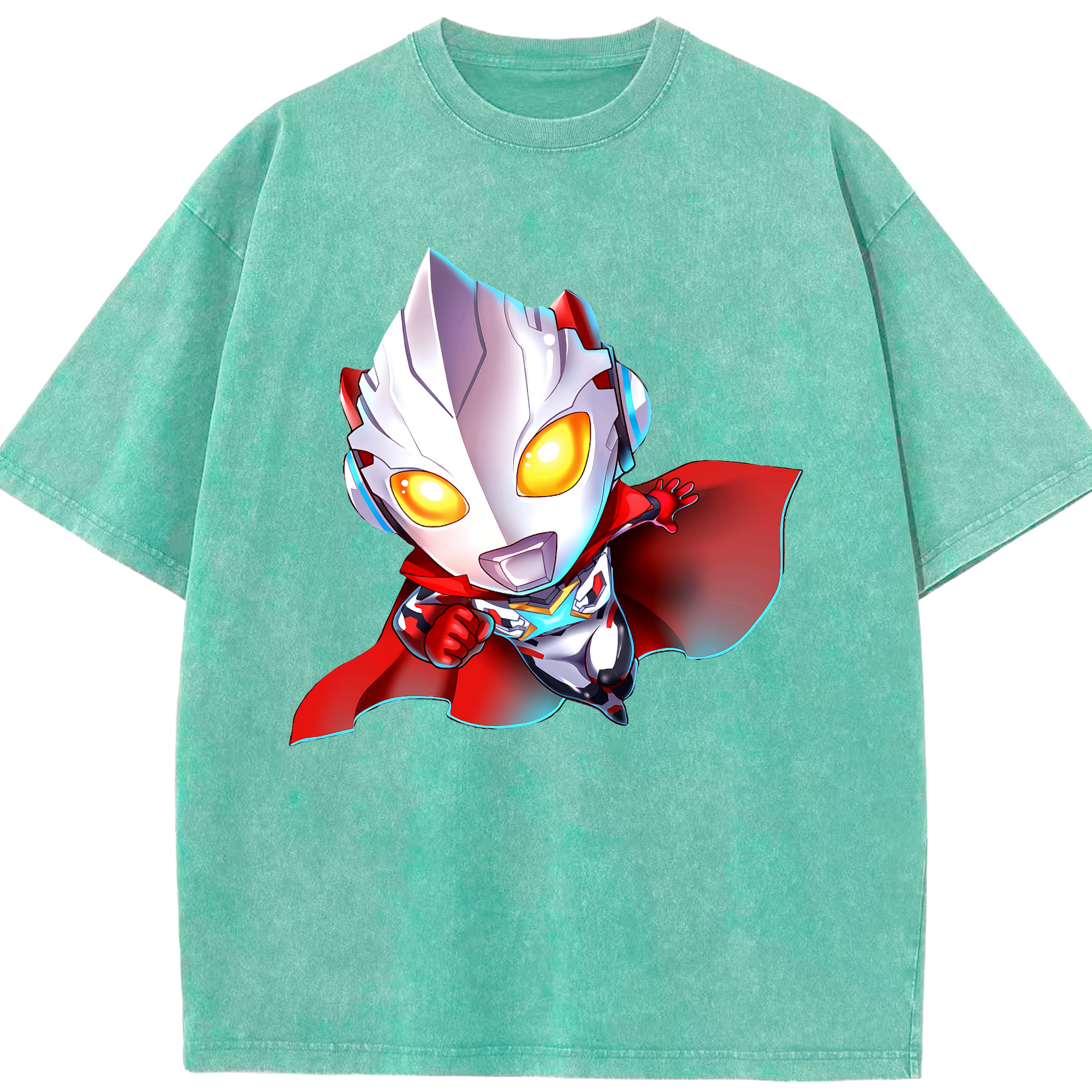 （画像用） ウルトラマン Ultraman 綿100% ヴィンテージ風 半袖Tシャツ（フロントプリント）